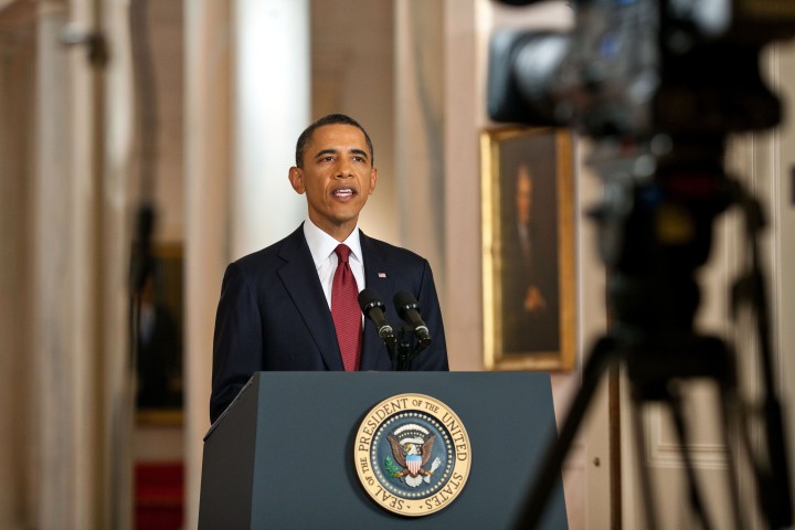 East Room press conference, 1 May 2011