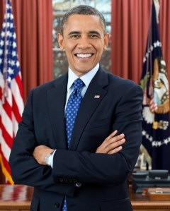 Mr. Obama’s new official portrait, for his next four years in office.