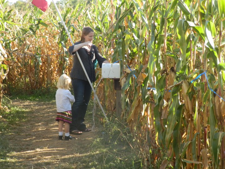 usan and Fiona find another piece of the puzzle as we find our way out of the corn maze.