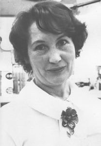 Revelee working at the Naval Exchange on Treasure Island, San Francisco Bay, around 1965.