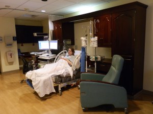 9.45  |  2 January  In labor and delivery room 10, ready for Baby Brother to arrive.