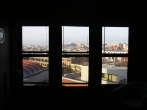 The view from apartment 931.