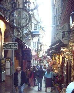 Grande Rue, Mont-Saint-Michel, France