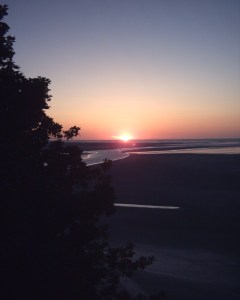 English Channel sunset