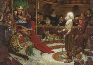 Abinadi Appearing Before King Noah by Arnold Friberg